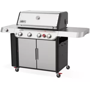 Weber GENESIS S-435 Propane Gas Grill with Sear Burner & Side Burner