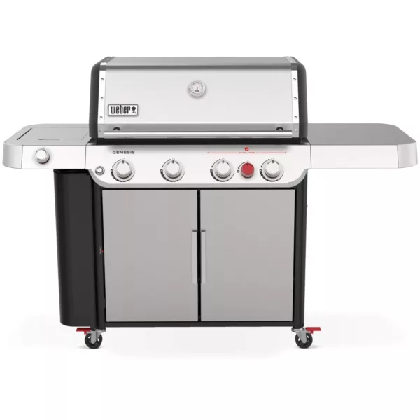 Weber GENESIS S-435 Propane Gas Grill with Sear Burner & Side Burner