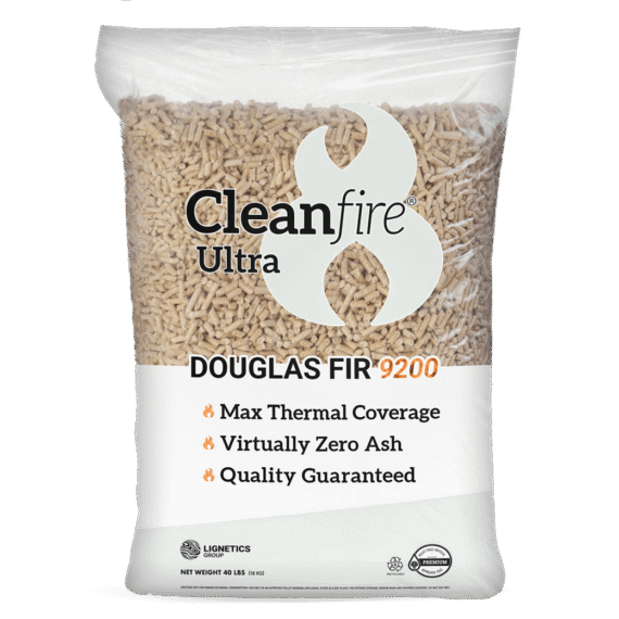 CleanFire Ultra Douglas Fir Wood Pellets - DNK Hearth
